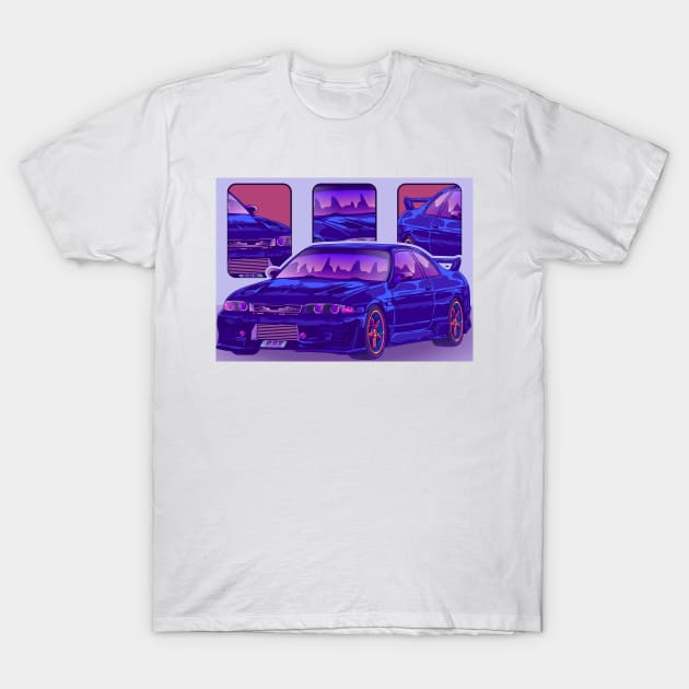 Skyline Gtr R33 Minimalist Sports T-Shirt by Ilhamqrov